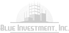Blue investment logo